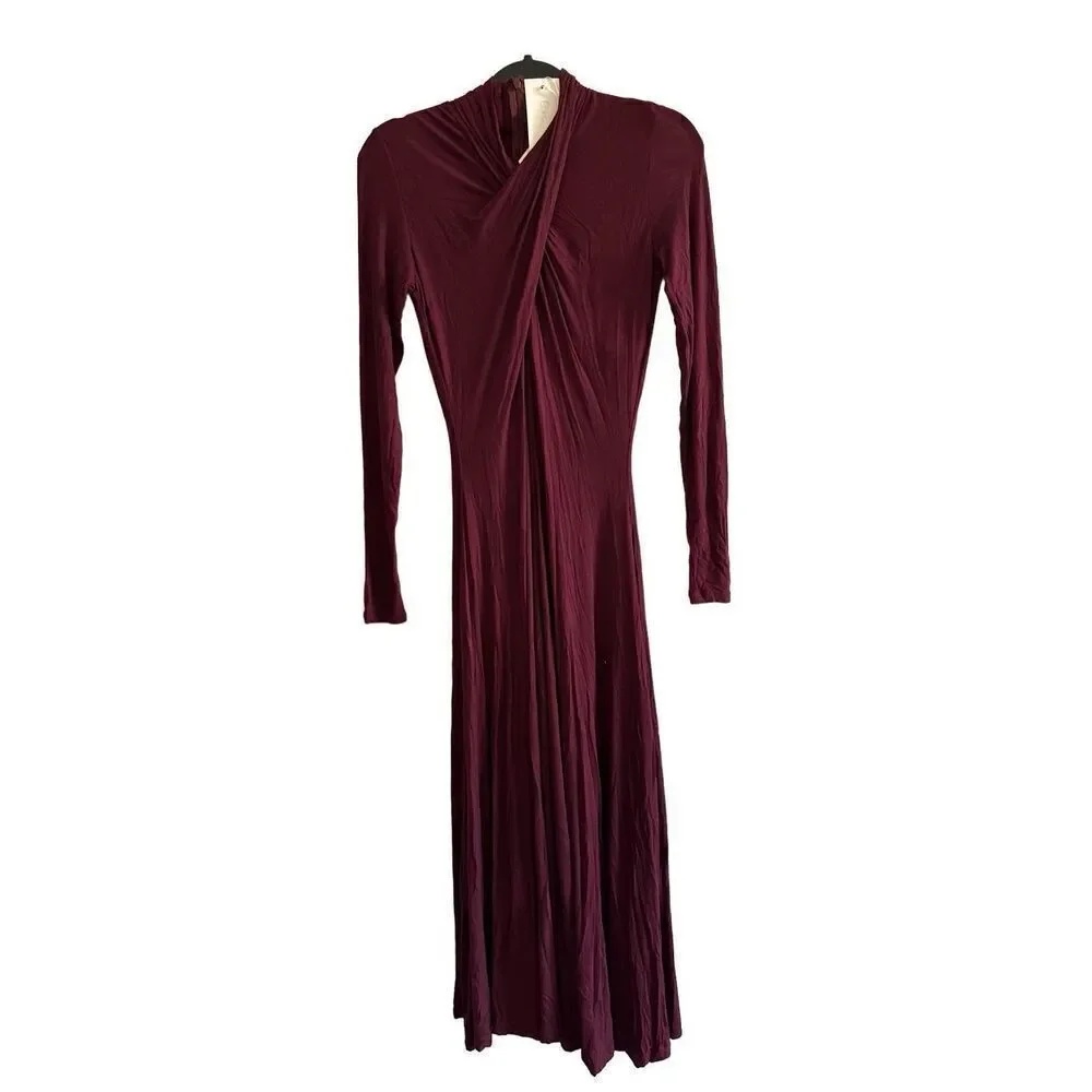 NWT Etcetera Wine Adorn Dress Size 00